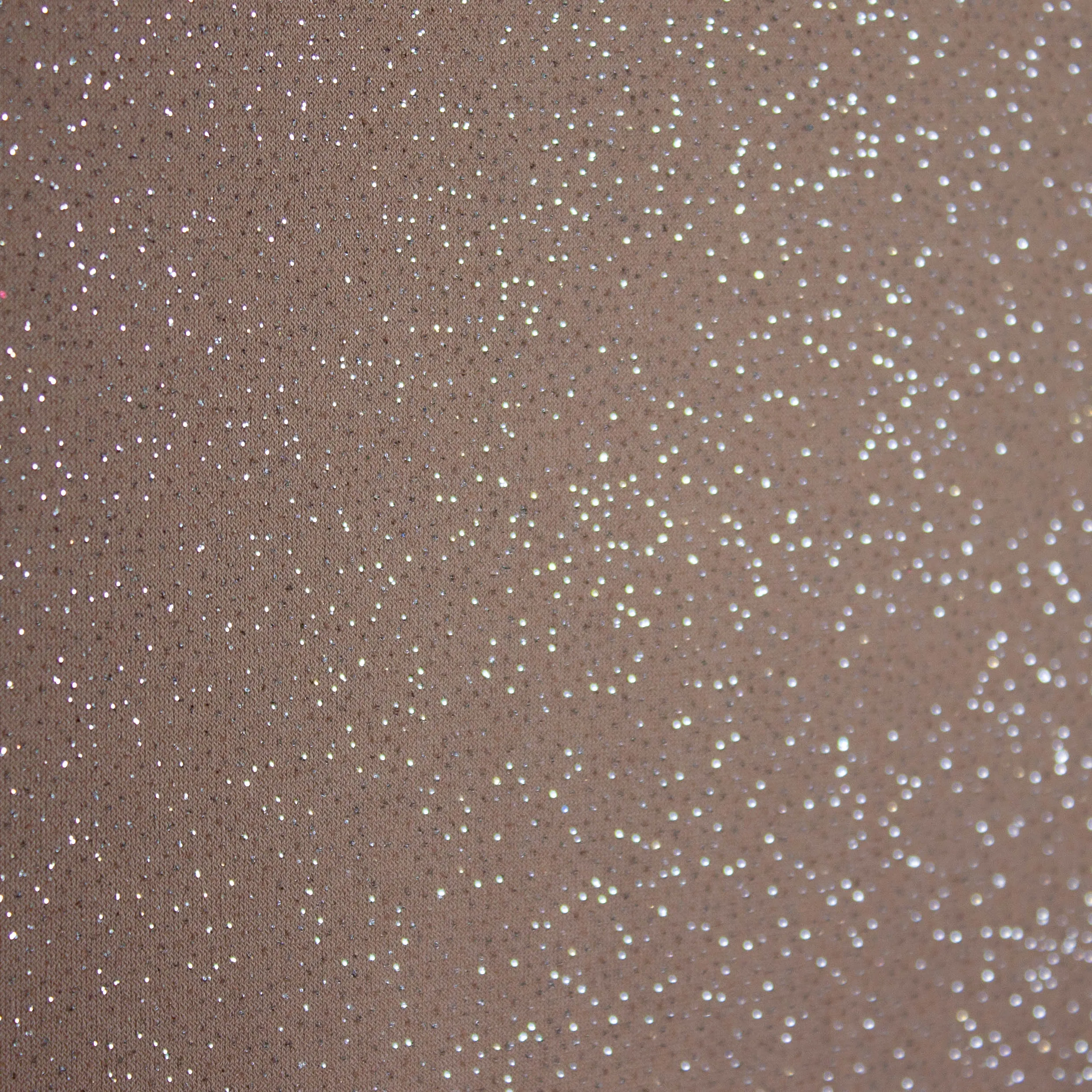 Lycra zacht roos met glitters